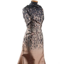 Efektní žakárová látka taft kupón