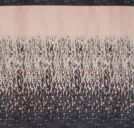 Efektní žakárová látka taft kupón