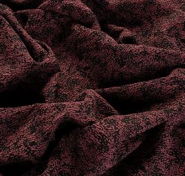 Žakárová tkanina kreš vínová/černá