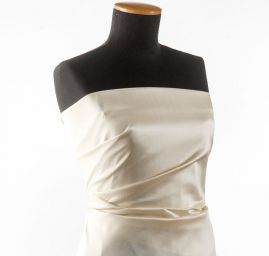 Dupin hedvábná látka vanilková