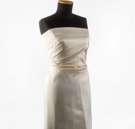 Dupin hedvábná látka vanilková