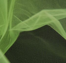 Šatový tyl, hráškově zelený