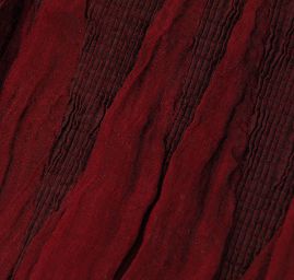 Taft kupón výšivka tvarovaný kraj bordó/černá