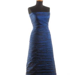 Taft kreš plastický šanžán modrý-černý