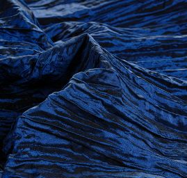 Taft kreš plastický šanžán modrý-černý