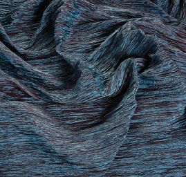 Taft kreš plastický šanžán modrý-vínový