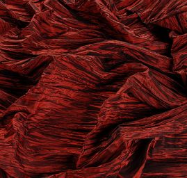 Taft kreš plastický šanžán tm. červený-černý