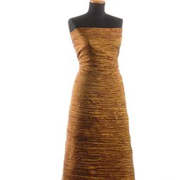 Taft kreš plastický šanžán zlatý-hnědý