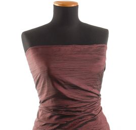 Taft kreš plastický šanžán vínovočerný