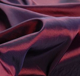 Taft kreš jemný šanžán bordo-tm. modrý 