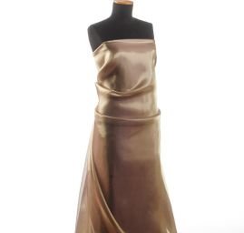 Organza perleťová v barvě zeleno-fialové