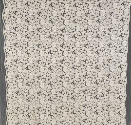 Krajka na tylu květy slonová kost/béžová