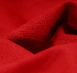 Buretové hedvábí cihlově červené