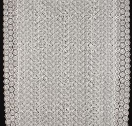 Efektní hrubá krajka květinový vzor slonová kost