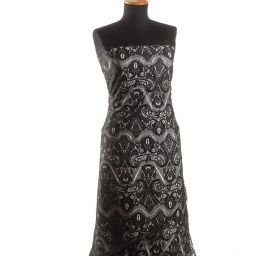 Krajka na mantilu/přehoz přes hlavu černá