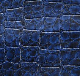 Imitace hadí kůže tmavě modrá