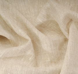 Len imitace buretového hedvábí režná/smetanová