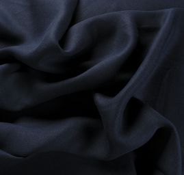 Len středně silný temně modrý