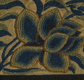 Hedvábí mikádo kupon květinový motiv