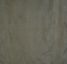 Hedvábný brokát šanžán zelenozlatý