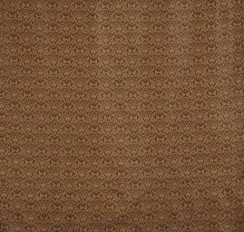 Hedvábný brokát šanžán červenozlatý květ