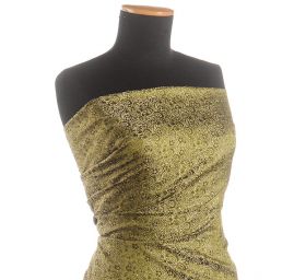 Hedvábný brokát šanžán jemné květy