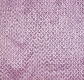 Hedvábný brokát květinový vzor fialový II.jakost