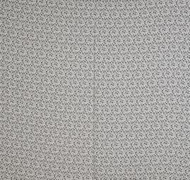 Viskozová šatovka drobný květ černobílá