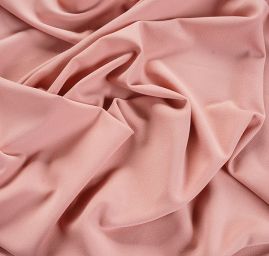 Pletenina úplet scuba crepe oboustranný starorůžový