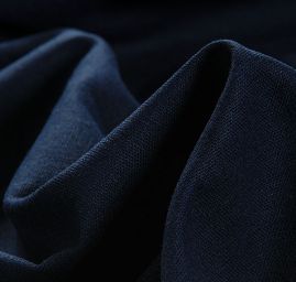 Len pružný viskoza směs tmavě modrý