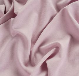 Kostýmová pružná látka imitace lnu pastel fialová