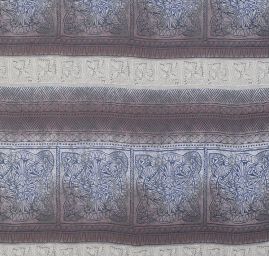 Šifon geometrický etno vzor 