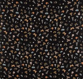 Hedvábný krepdešín romatnický nevšední vzor