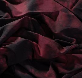 Riflovina pružná batika červenočerná