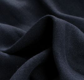 Viskozový organtýn přírodní tm. modré barvy