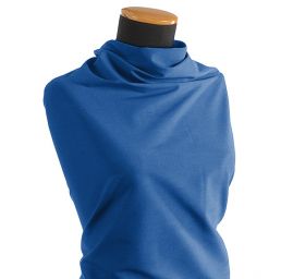 Kostýmová látka pružná středně modrá II.jakost