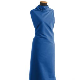 Kostýmová látka pružná středně modrá II.jakost