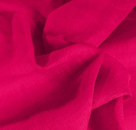 Len střední síly fuchsiové barvy