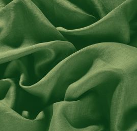 Bavlna len směs středně silná zelená