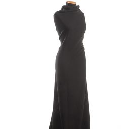 Kostýmová látka bavlna směs pružná černá