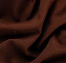 Kostýmová pružná látka tmavě hnědá