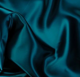 Podšívka saténová tyrkysové barvy