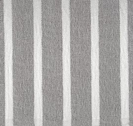 Šifon jemný s atlasovým proužkem lomená bílá