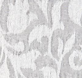 Šifon jemný květinový vzor slonová kost