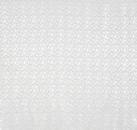 Šifon jemný květinový vzor slonová kost