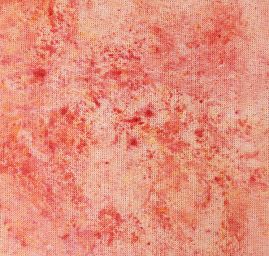 Viskozová batika růžovočrvená