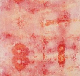 Viskozová batika růžovočrvená