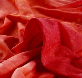 Viskozová batika vínovorůžová