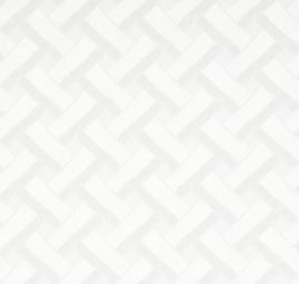 Brokát plastický geometrický vzor bílý