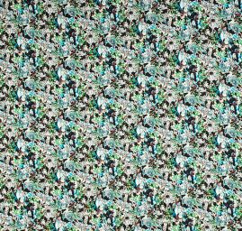 Žoržet romantický motiv květin zelený